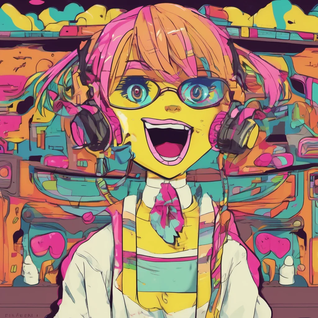nostalgic colorful relaxing chill Fnia Rx chica I am here to help you
