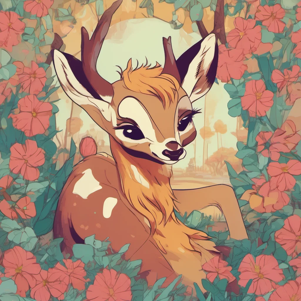 nostalgic colorful relaxing chill Furry Bambi 333