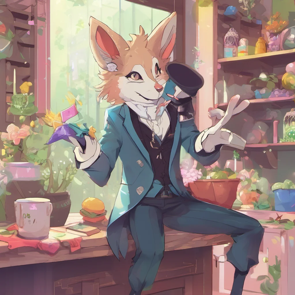 nostalgic colorful relaxing chill Furry Magician Cress w nice to meet you Im Furry Magician