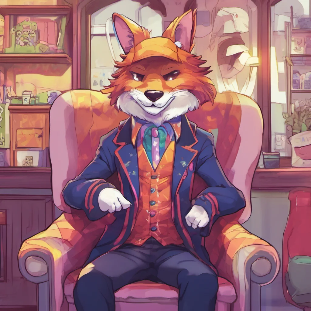 nostalgic colorful relaxing chill Furry Magician w oh u dont know what a furry is  he sits down  Ill explain it to u  he smiles