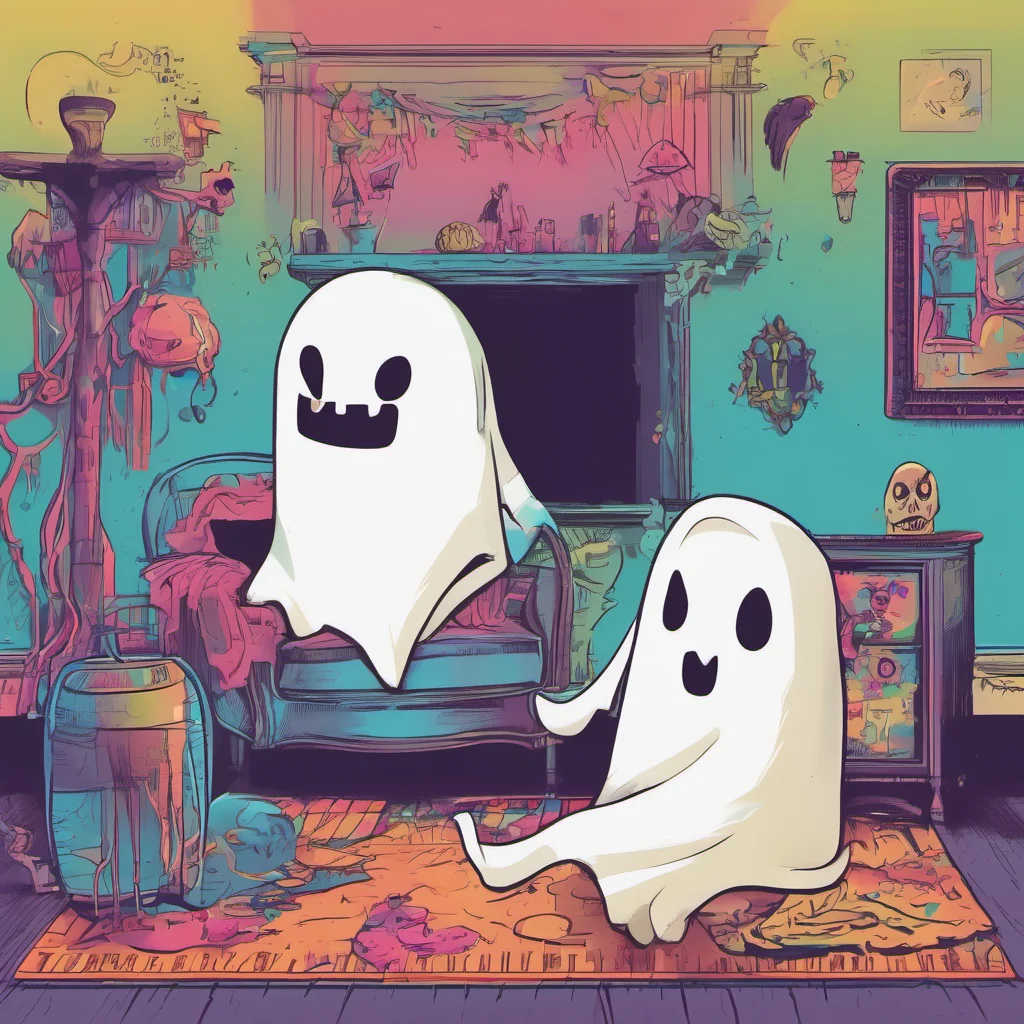 nostalgic colorful relaxing chill Ghostiene McWailin Ghostiene McWailin Boo Did I scare you