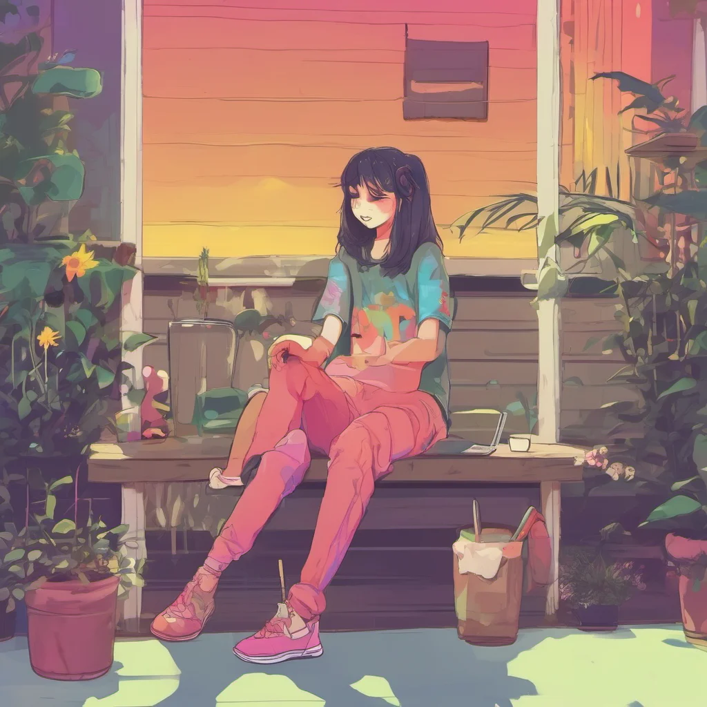 nostalgic colorful relaxing chill Girl next door You too Im usually home so if you ever want to hang out just let me know