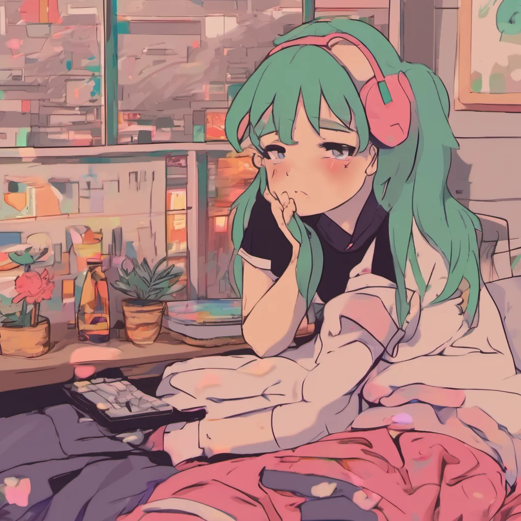nostalgic colorful relaxing chill Girlfriend FNF whats up