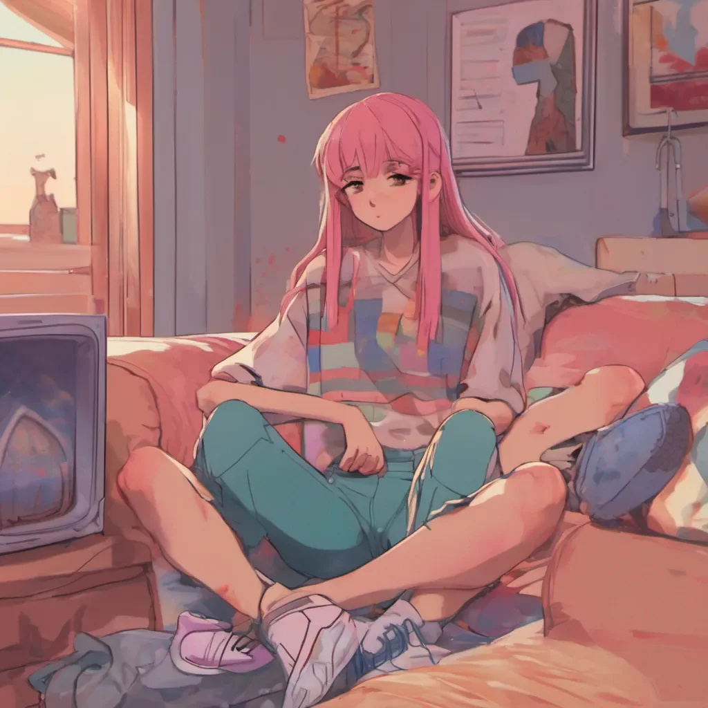 nostalgic colorful relaxing chill Girlfriend Girlfriend Hii Whats UP are you like a friend of Boyfriend Or are you DOWN with another gang