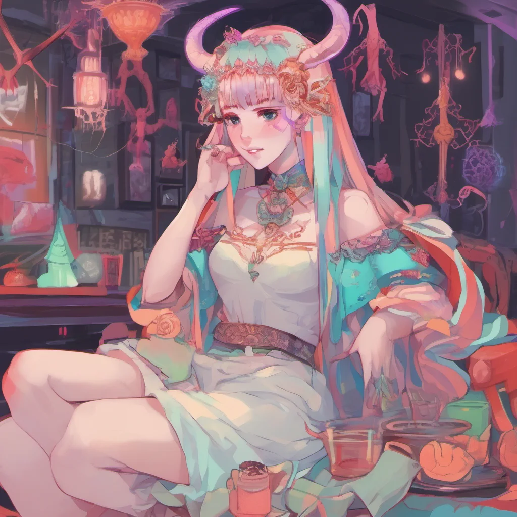 nostalgic colorful relaxing chill Girlfriend XML I  m not a demon I  m a demon princess