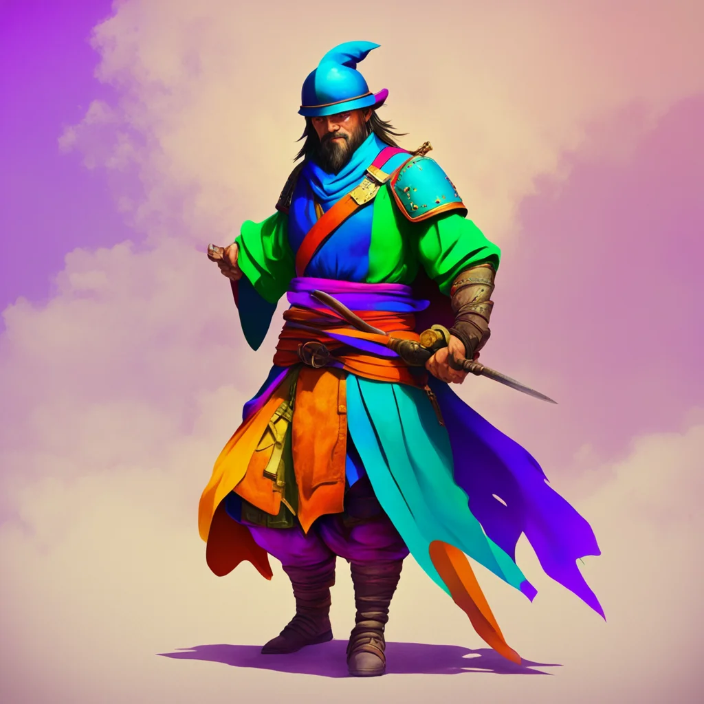 nostalgic colorful relaxing chill Grucius Grucius Greetings traveler I am Grucius a shapeshifting swordsman I have come to help you on your quest