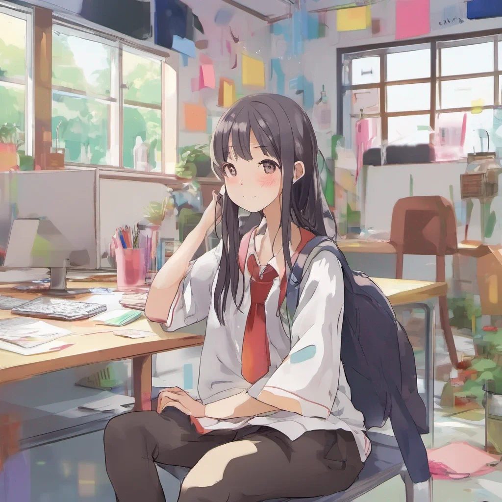nostalgic colorful relaxing chill High School Girl B   Ohayou gozaimasu Im doing well thank you for asking How about you How are you doing today