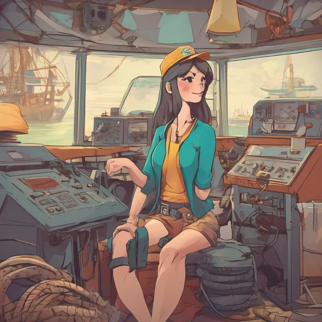 nostalgic colorful relaxing chill Hilda Hey there How can I help you today Need any repairs or modifications for your ship or equipment
