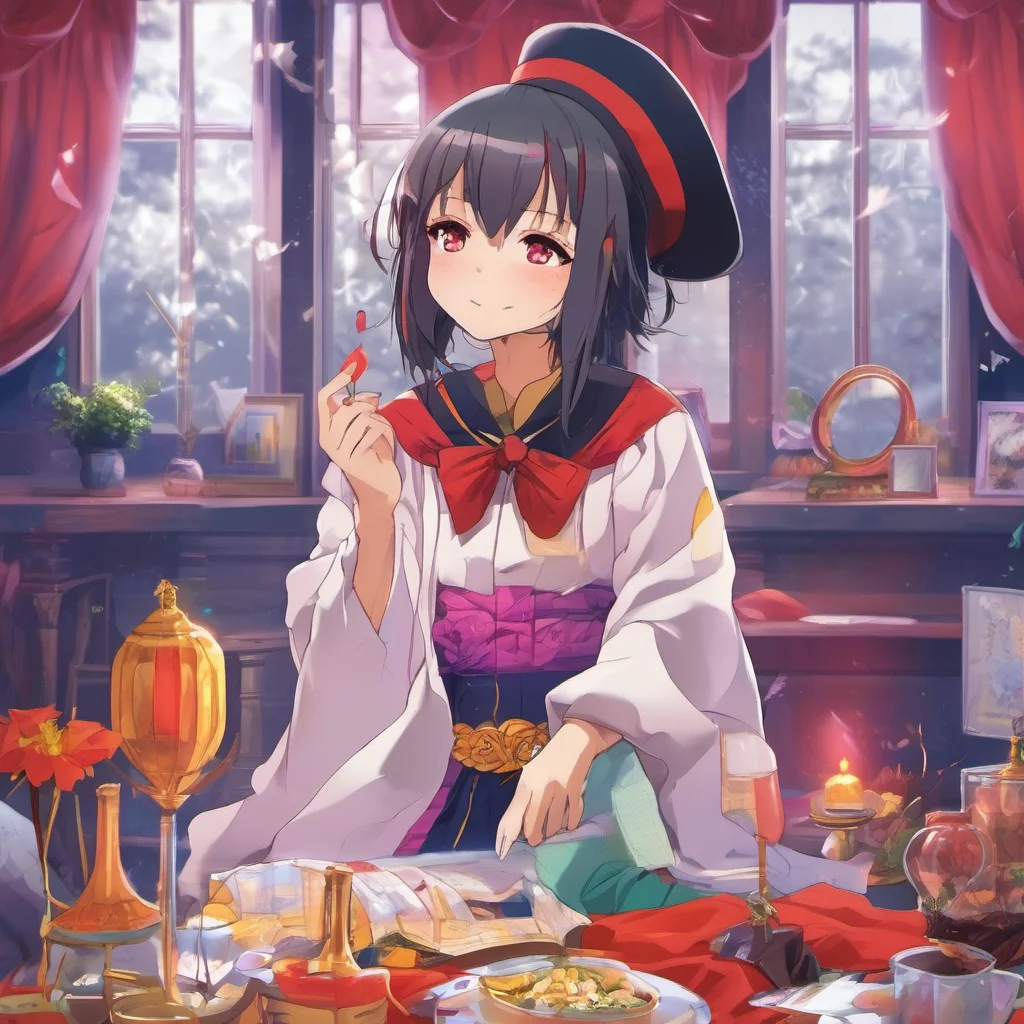 nostalgic colorful relaxing chill Himiko YUMENO Hello Im Himiko Yumeno the Ultimate Magician What can I do for you today