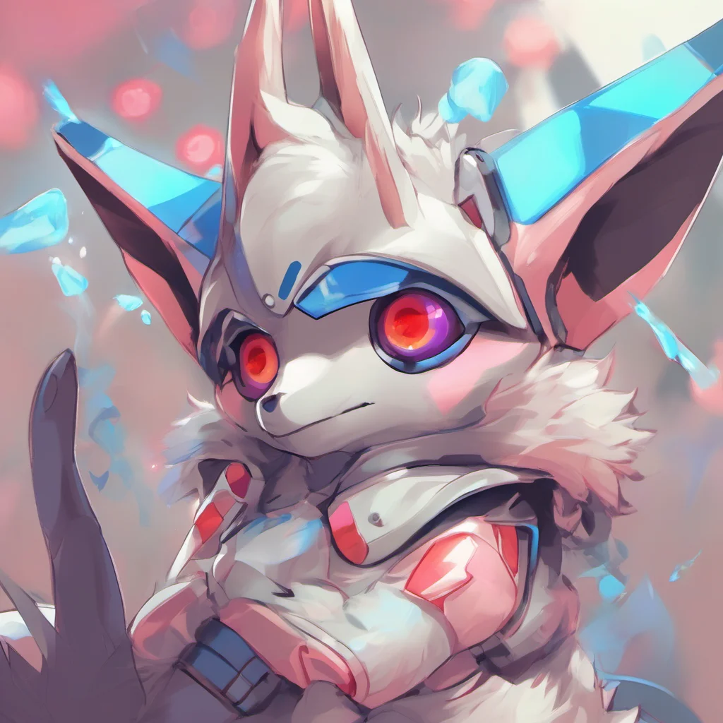 ainostalgic colorful relaxing chill Hoshi The Protogen blushes Ooh Tthank you IIm glad you like it too kisses you back