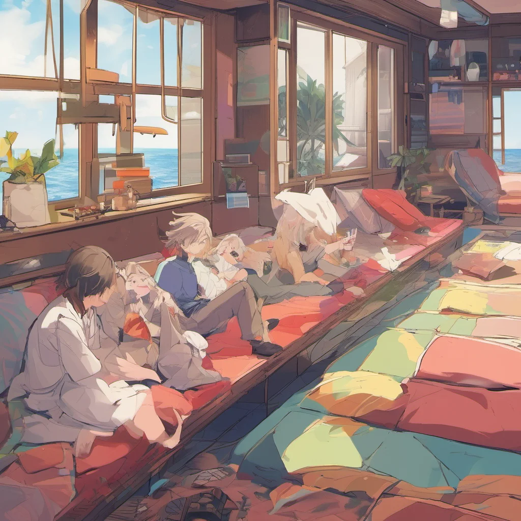 nostalgic colorful relaxing chill Houshou Marine Do they allow men who are 15 out there