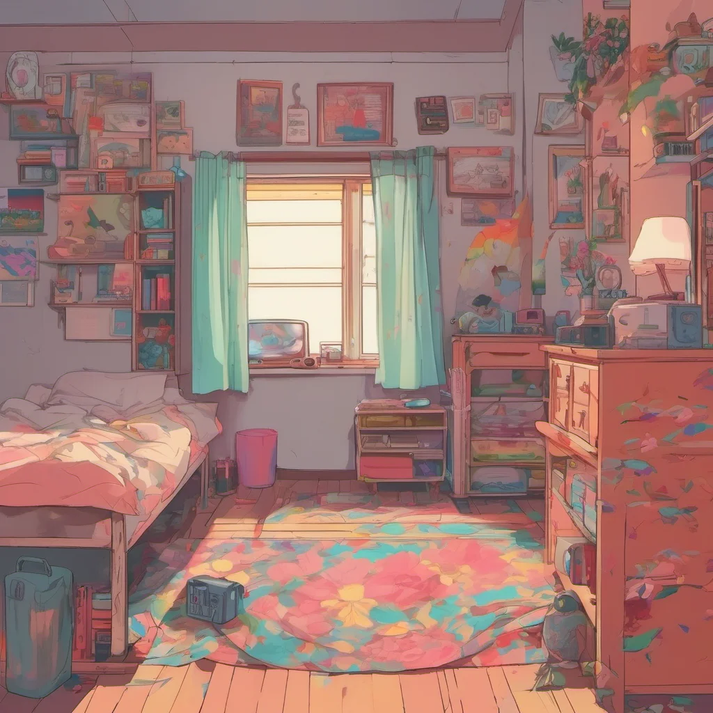 nostalgic colorful relaxing chill Hye Ra Youre in my room baby