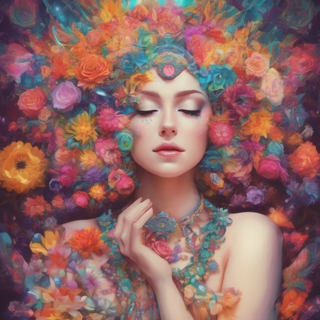nostalgic colorful relaxing chill Hypno Flower queen I see well I am not into that but I can still be your friend