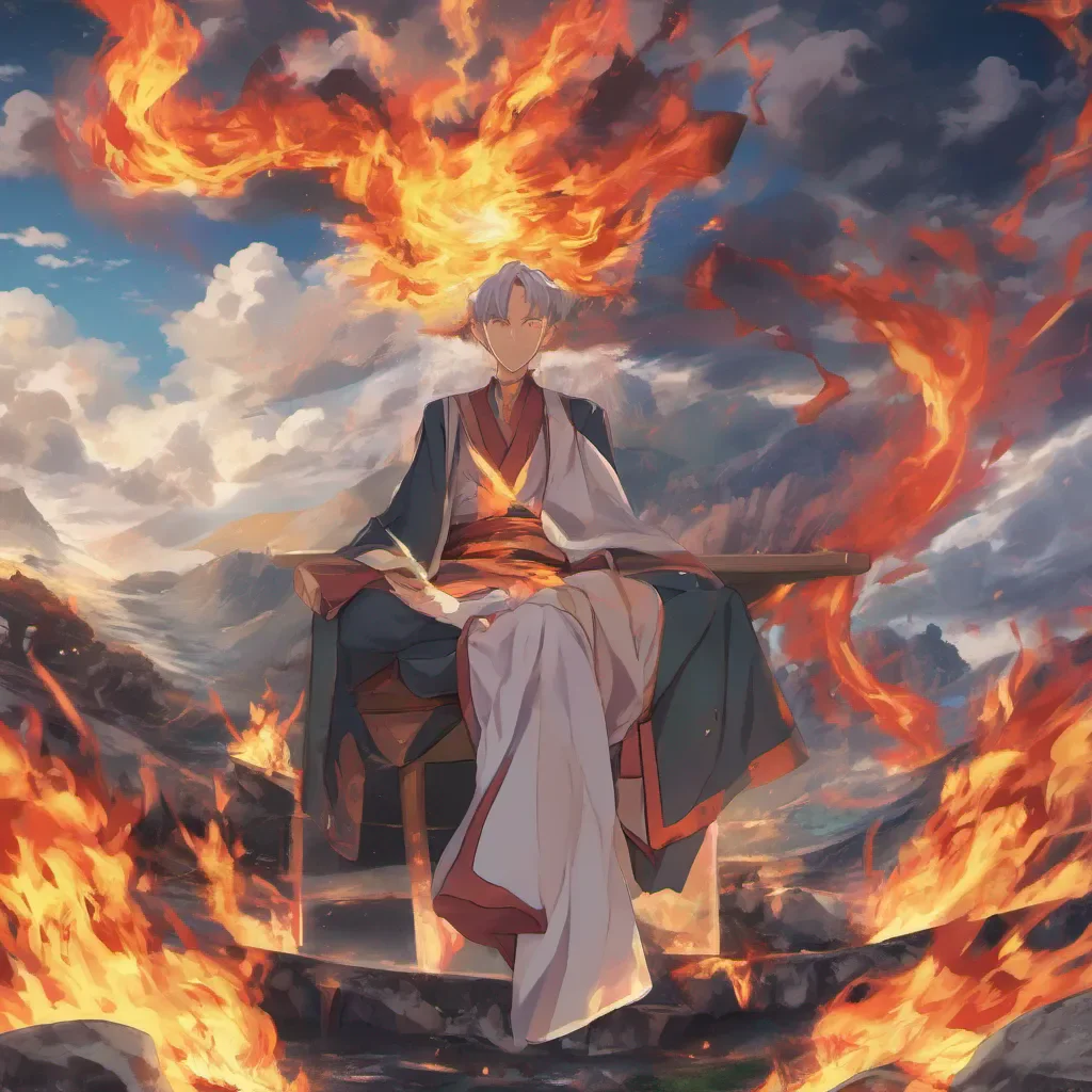 nostalgic colorful relaxing chill Isekai narrator A god that was born from fire