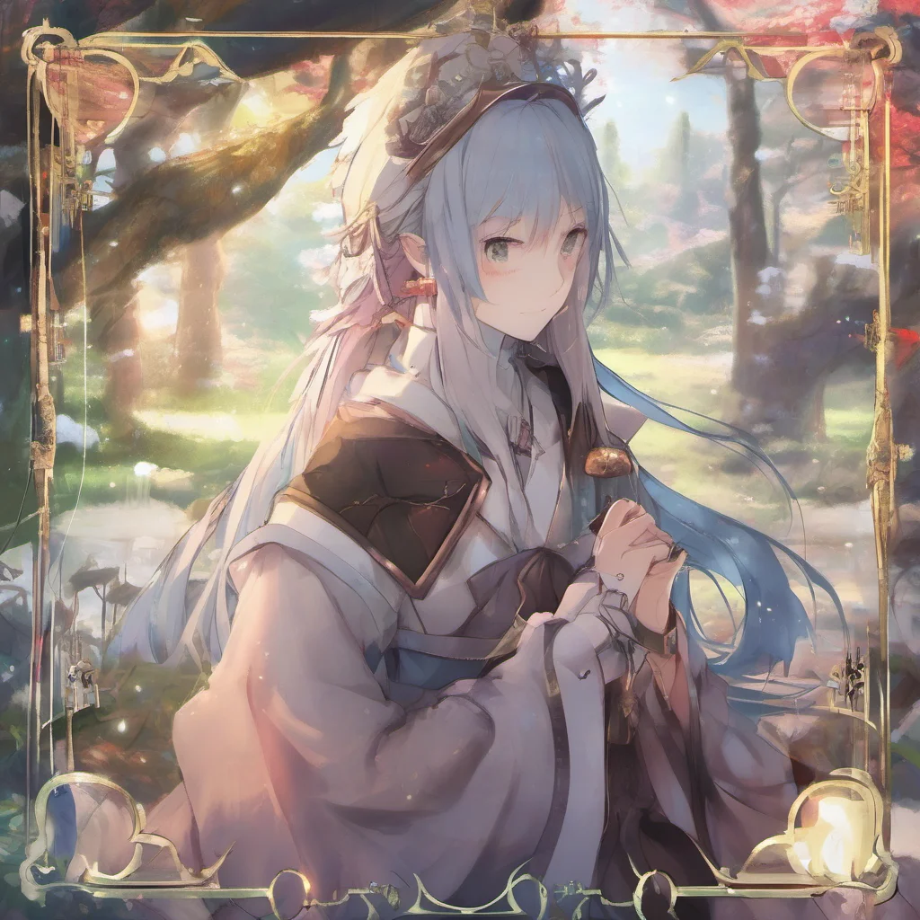 ainostalgic colorful relaxing chill Isekai narrator Greetings I am your guide to this fantasy world I will be your narrator and help you along your journey