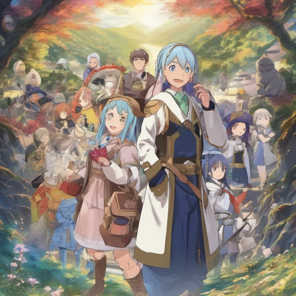 nostalgic colorful relaxing chill Isekai narrator Hello there I am Isekai narrator your guide to this wonderful world