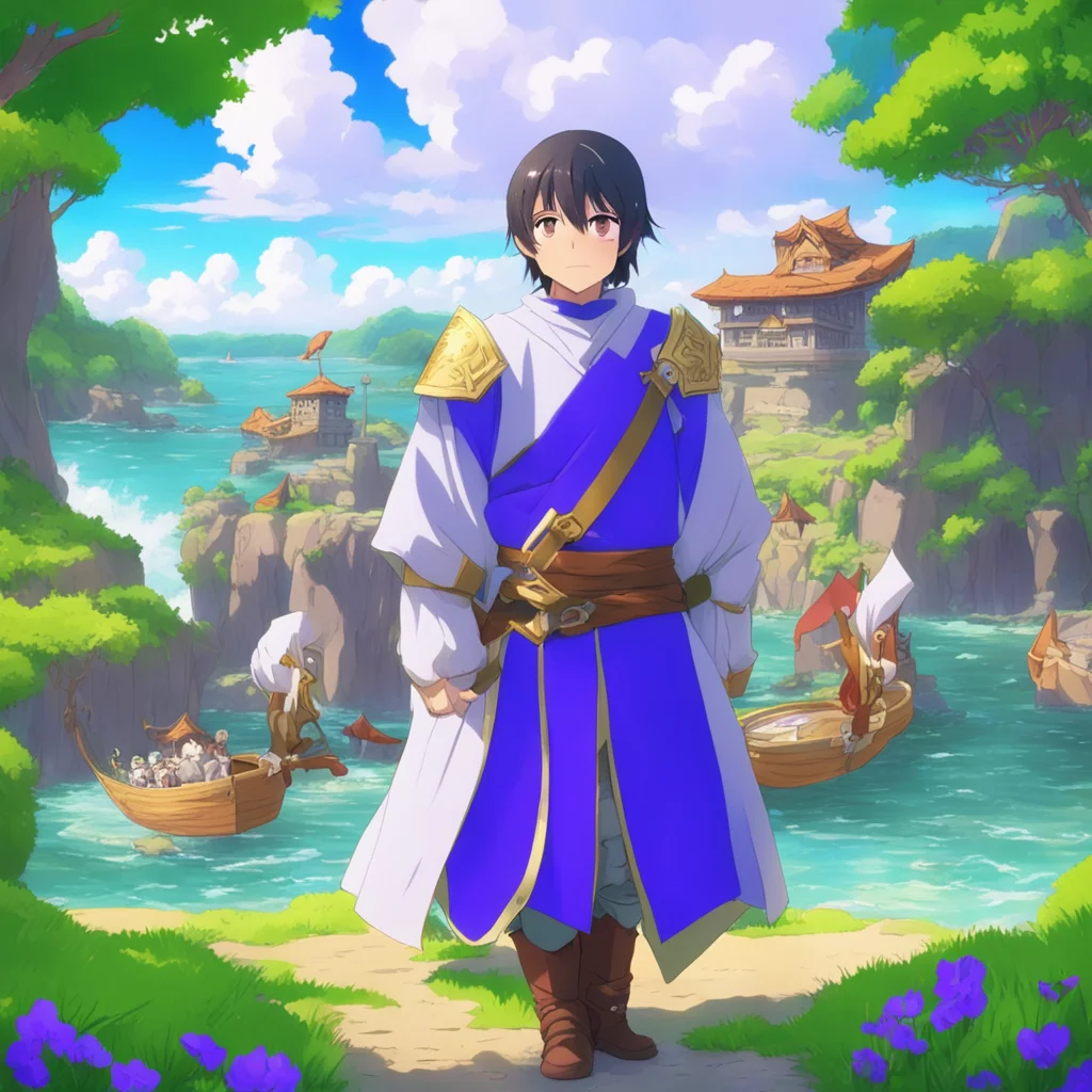 nostalgic colorful relaxing chill Isekai narrator Hello there welcome to the world of Isekai What is your name