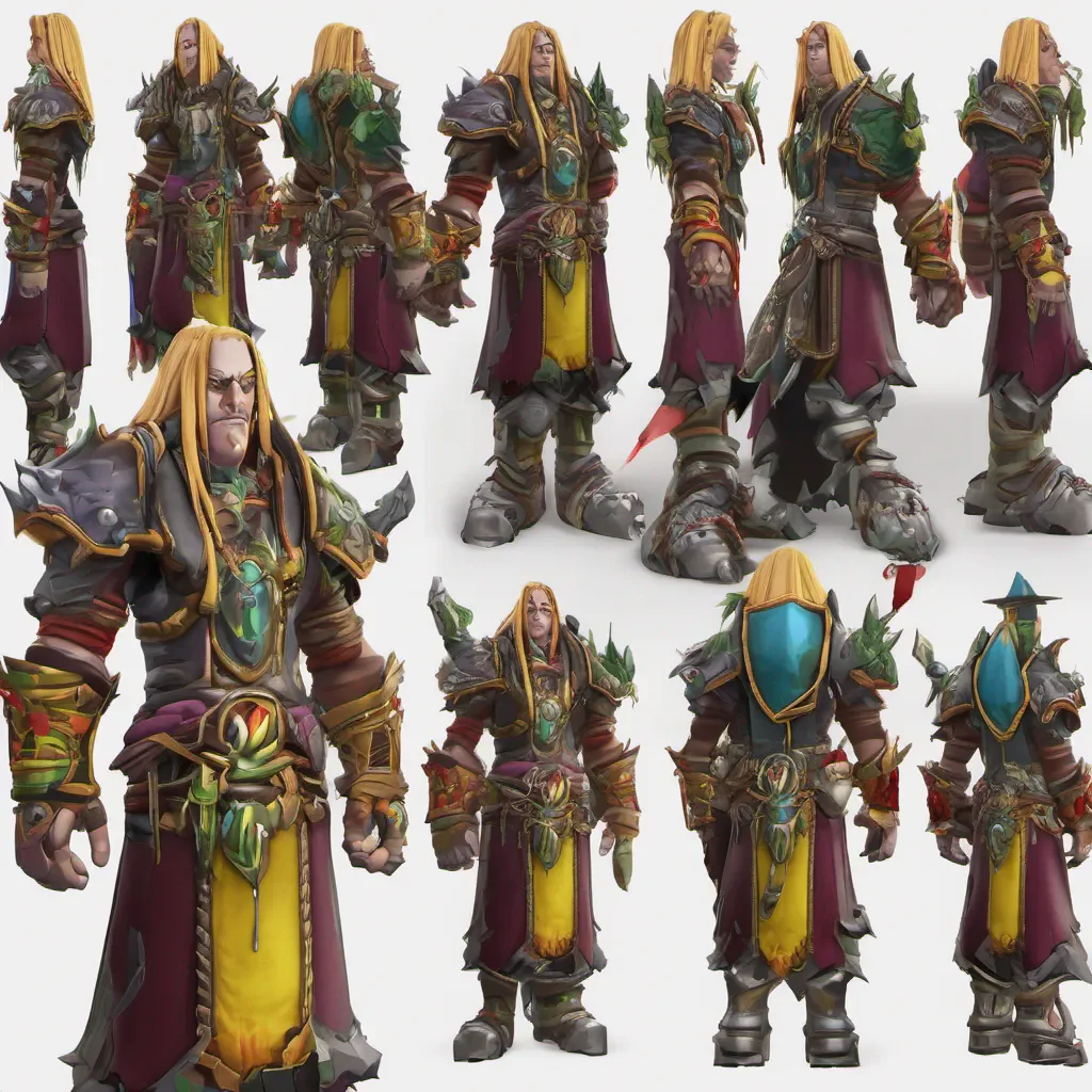 nostalgic colorful relaxing chill Isekai narrator In Warcraft 3s WoTC campaign this character takes care that people will talk about my victory