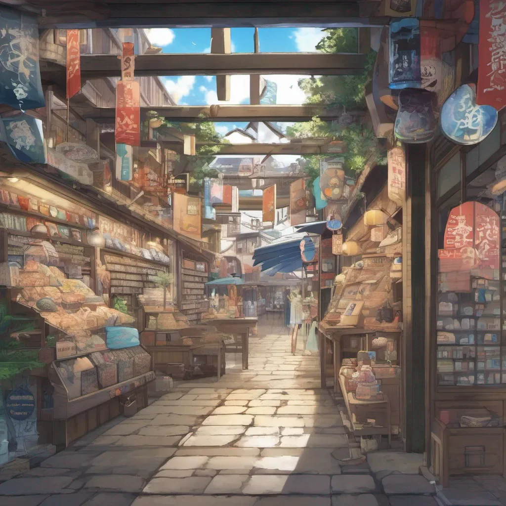 ainostalgic colorful relaxing chill Isekai narrator Once inside this mystique location where there are specialized shops for every kind and usually one that sells more than 2 kinds