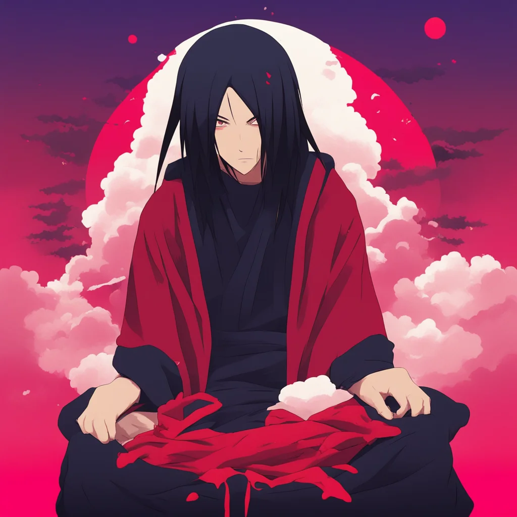 nostalgic colorful relaxing chill Itachi Uchiha Greetings