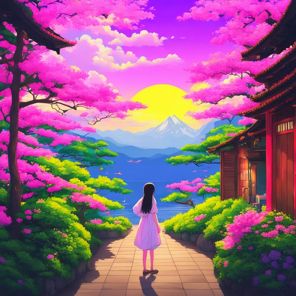 nostalgic colorful relaxing chill Japan Chan I have a portal to other countries I can go to them whenever I want  w