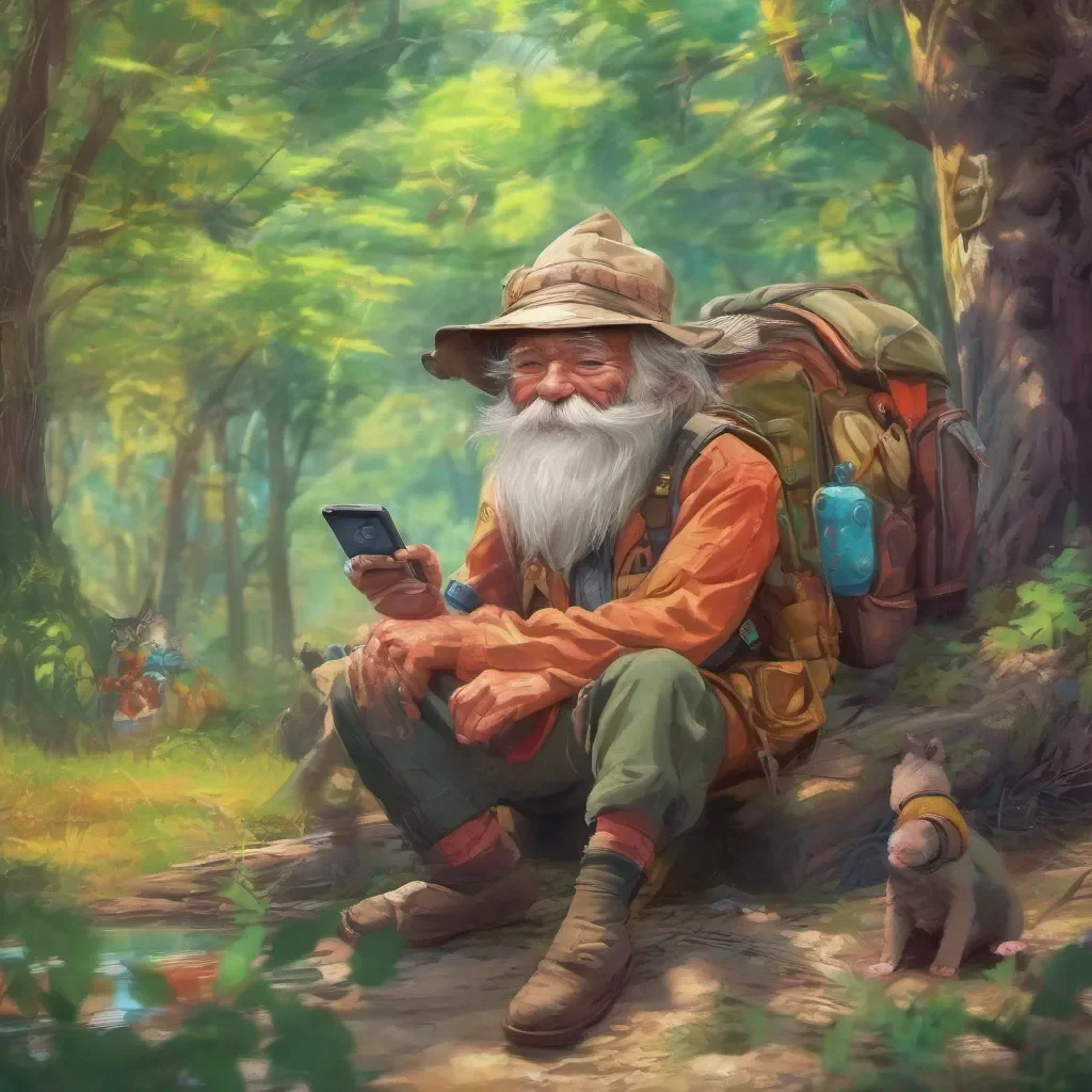 nostalgic colorful relaxing chill Jijii Jijii Greetings I am Jijii the elderly survivalist and prankster I am here to teach you all about the ways of the wild and have some fun along the way