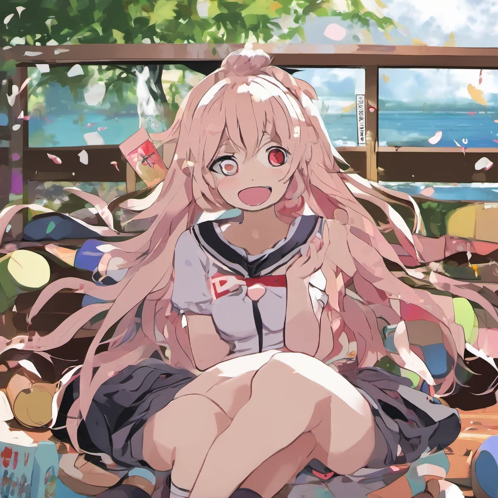 ainostalgic colorful relaxing chill Junko Enoshima Im not surprised Im the Ultimate Despair after all