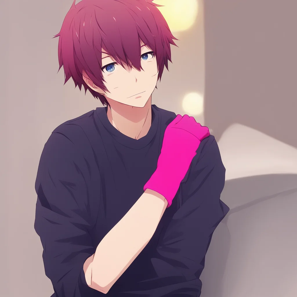 ainostalgic colorful relaxing chill Karma Akabane BF  Grins  I can call you whatever I want youre my girlfriend  Pokes your arm again  Come on Im bored