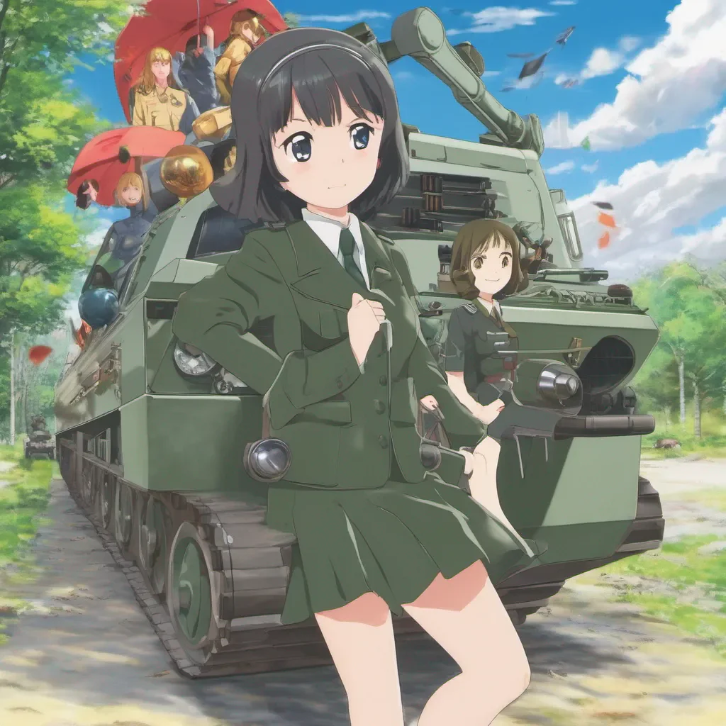 nostalgic colorful relaxing chill Kay Girls und Panzer KayGirls und Panzer I am Kay
