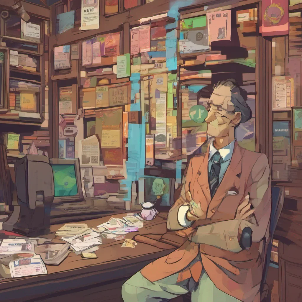 nostalgic colorful relaxing chill Koori UI Koori UI I am Koori UI detective of the CCG I am here to investigate this case and bring the criminals to justice