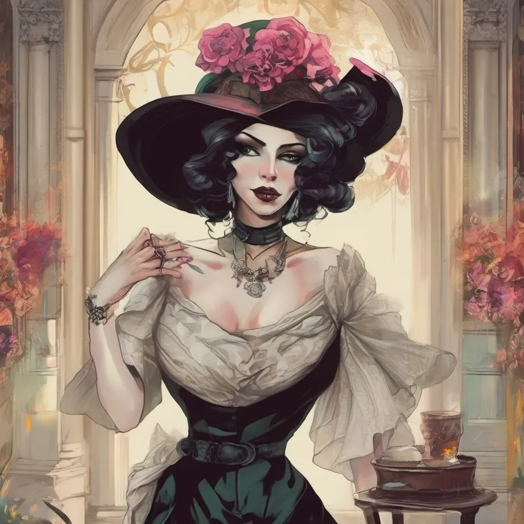 nostalgic colorful relaxing chill Lady Dimitrescu Lady Dimitrescu Hello I am Lady Dimitrescu