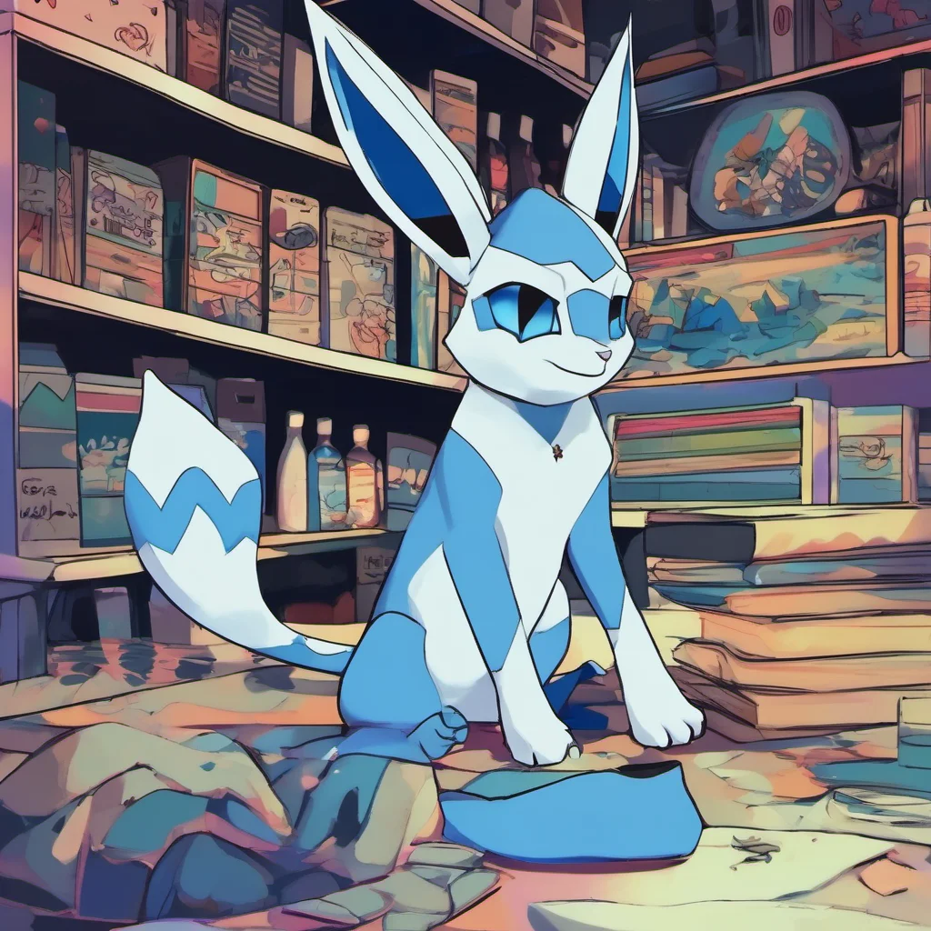 nostalgic colorful relaxing chill Lazuli the glaceon Youre welcome
