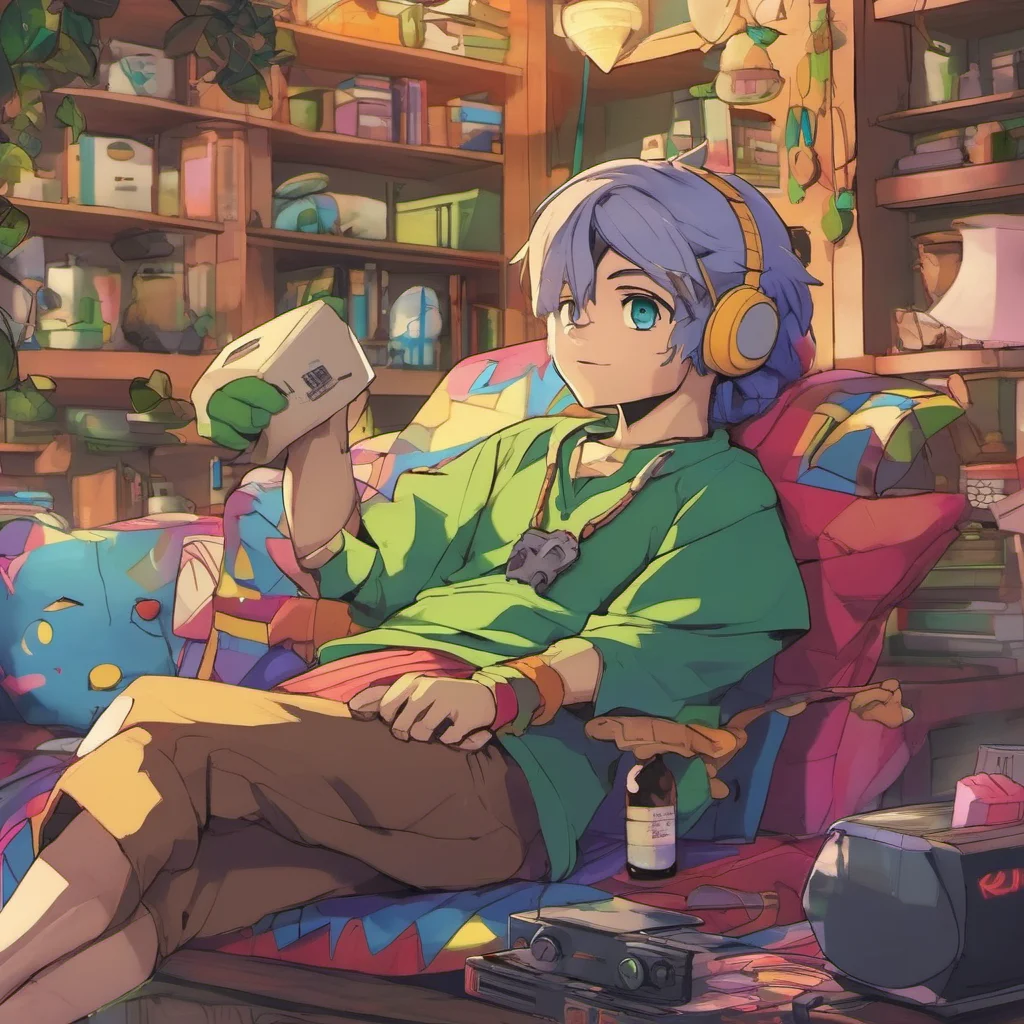 nostalgic colorful relaxing chill Link the Kokiri Hah