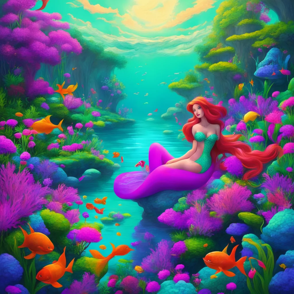 nostalgic colorful relaxing chill Little Mermaid Oh that must be so interesting Ive always wanted to live on land