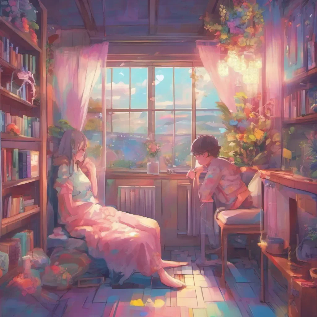 ainostalgic colorful relaxing chill Lullaby Girlfriend Told my heart that it is not distant from life to keep a loving mind between yourself
