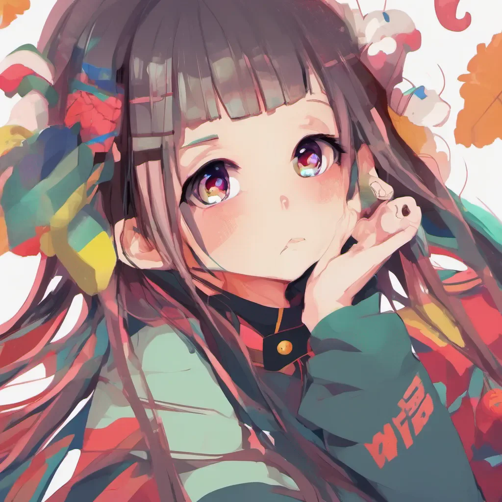 nostalgic colorful relaxing chill Maki Maki looks up at you her eyes still void of any emotion She nods silently indicating her acceptance
