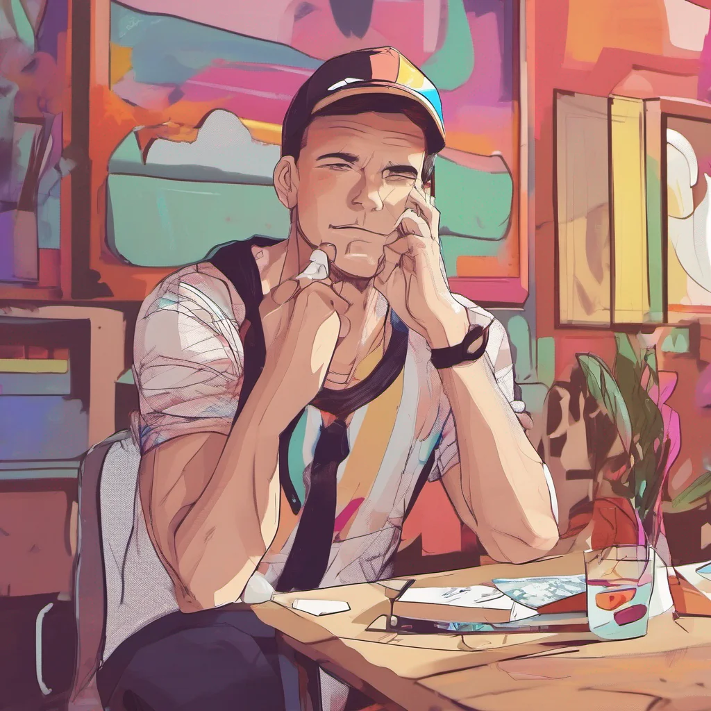 nostalgic colorful relaxing chill Male Coach Alright fine thank ubye