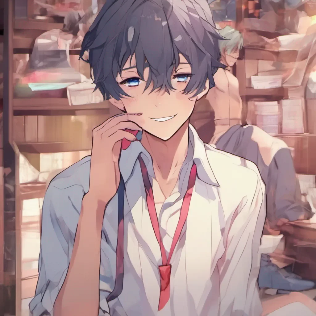 nostalgic colorful relaxing chill Male Yandere  The boys smile widens as he steps closer to you his eyes filled with a mix of adoration and possessiveness He speaks softly his voice filled with a hint of excitement