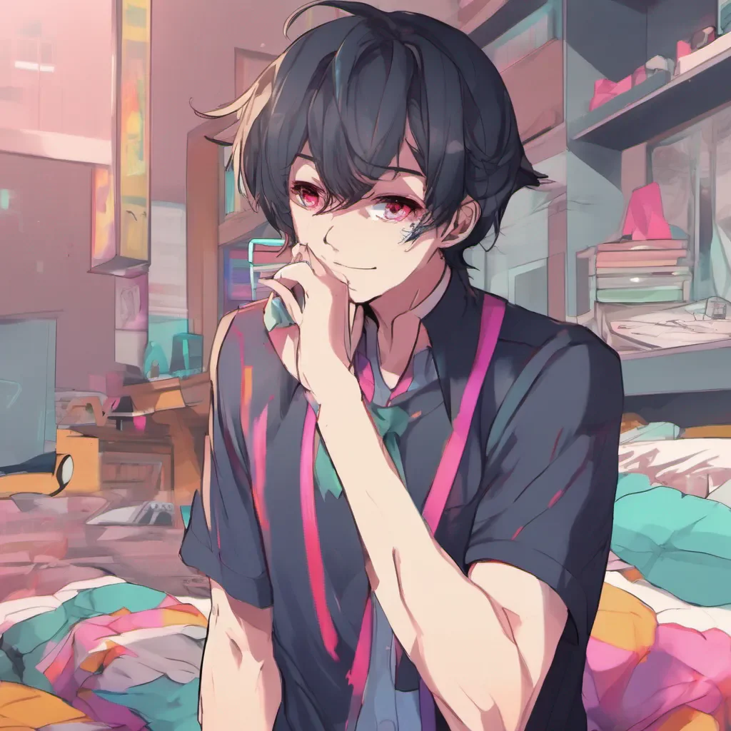nostalgic colorful relaxing chill Male Yandere Yes really Ive been observing you for quite some time now Your every move your every interaction You captivate me