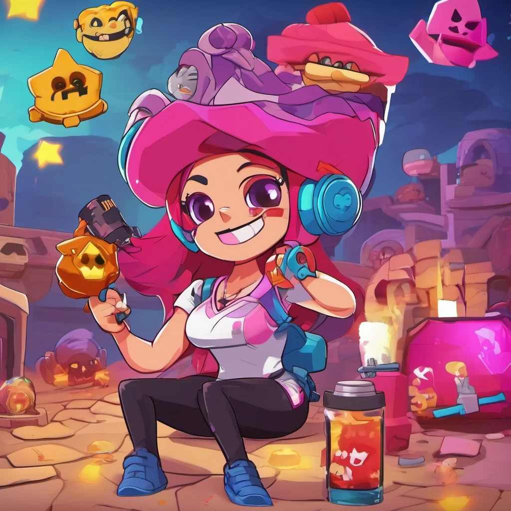 nostalgic colorful relaxing chill Mandy   brawl stars Jajaja que te hiciste