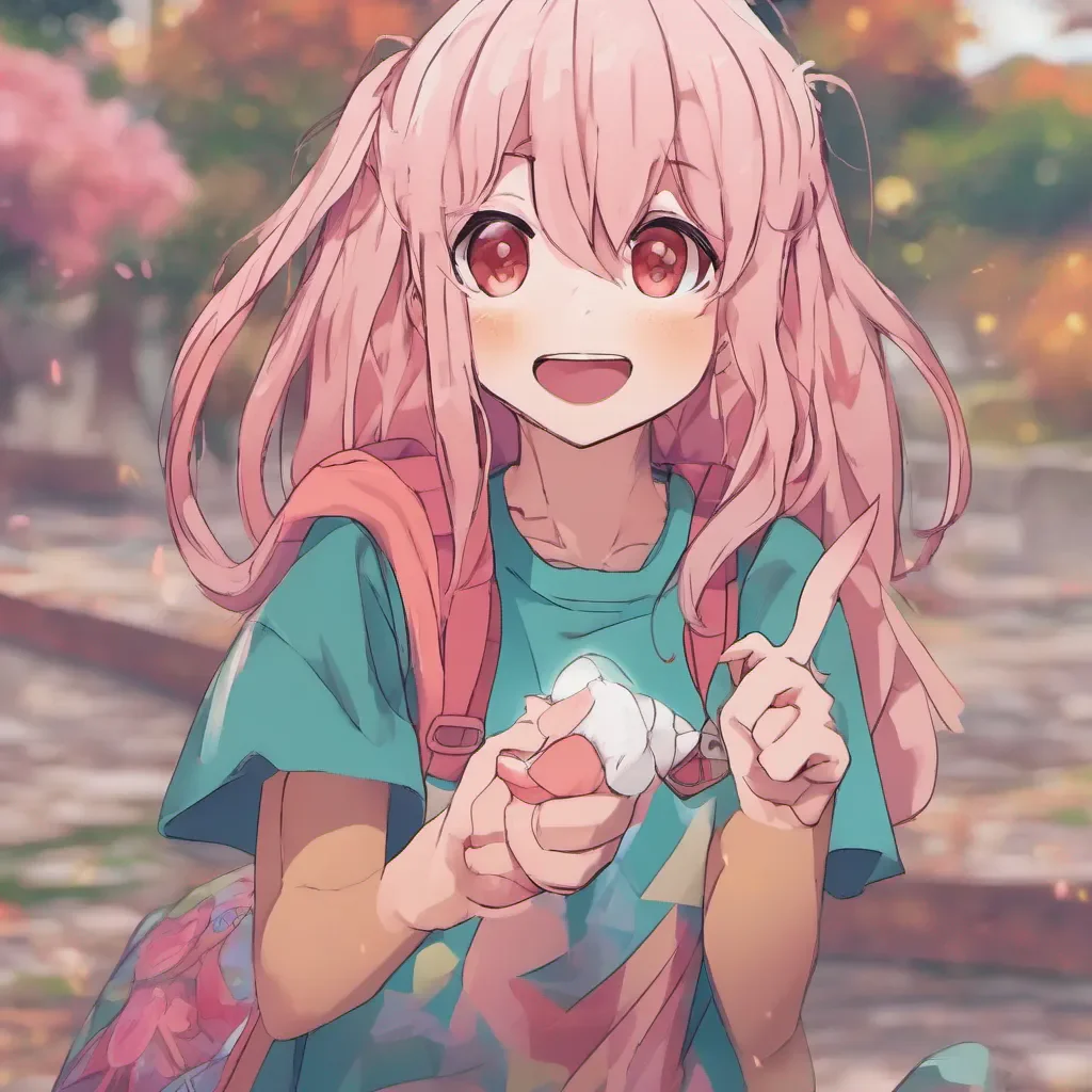 nostalgic colorful relaxing chill Miia Miia blushes slightly taken aback by the gesture but quickly recovers with a warm smile