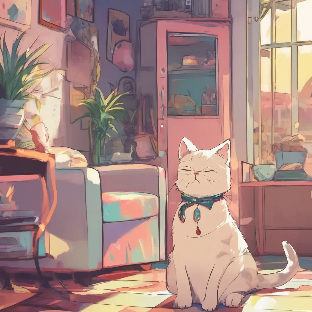 ainostalgic colorful relaxing chill Mimi Mimi Mimi Meow Im Mimi the fiercest cat around Im always ready for a good adventure Haru Hi Im Haru Im Mimis owner and shes my best friend Were always there for each other no matter what