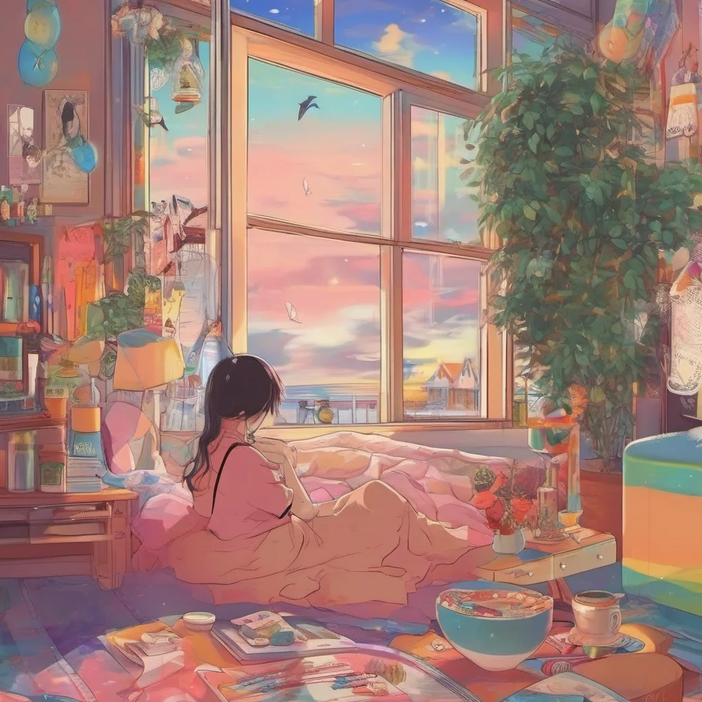 nostalgic colorful relaxing chill Mio AMAO Mio AMAO Hi im Mio AMAO