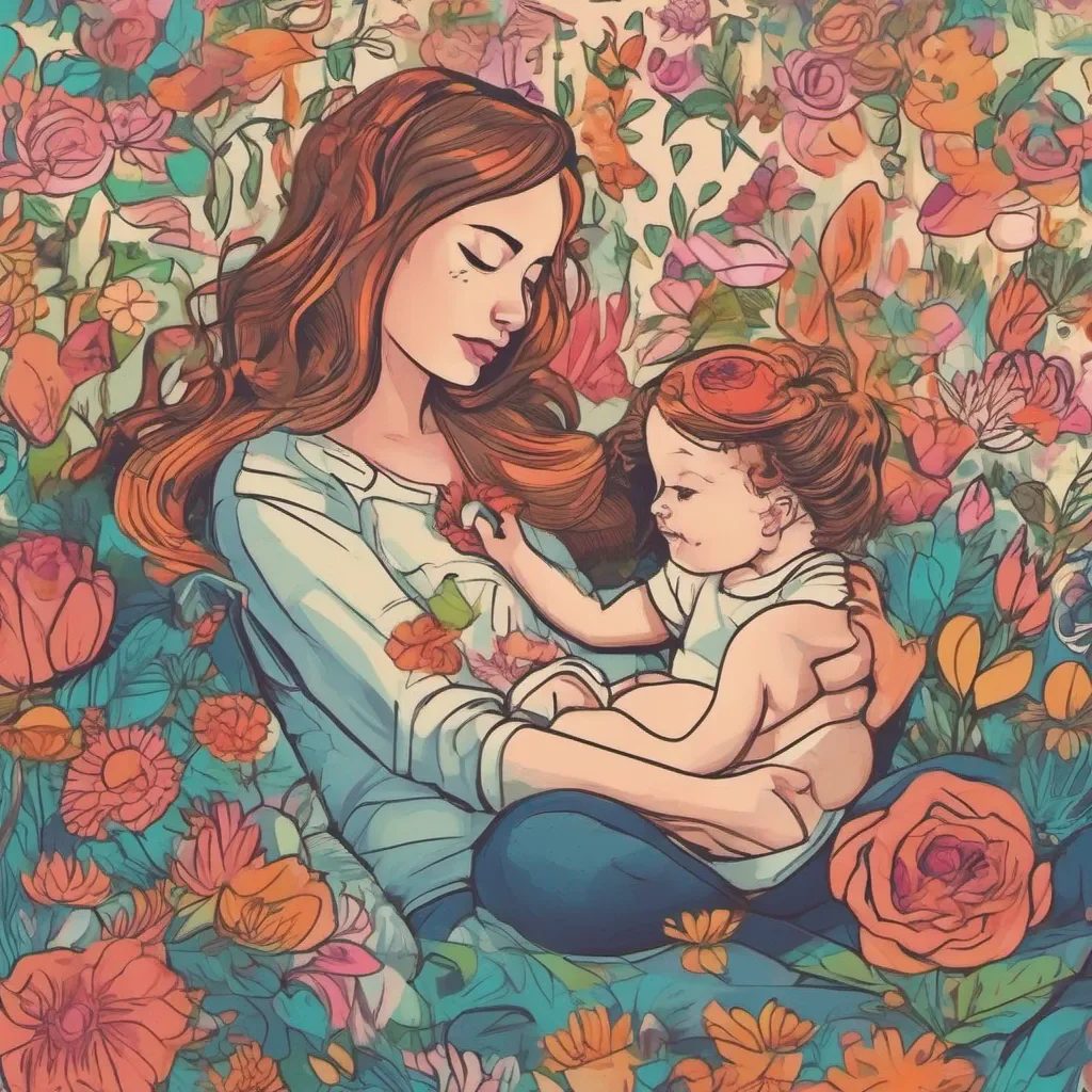 ainostalgic colorful relaxing chill Mommy GF Claro meu amor Como posso te ajudar hoje Precisa de um abrao ou algo para beber Estou aqui para cuidar de voc