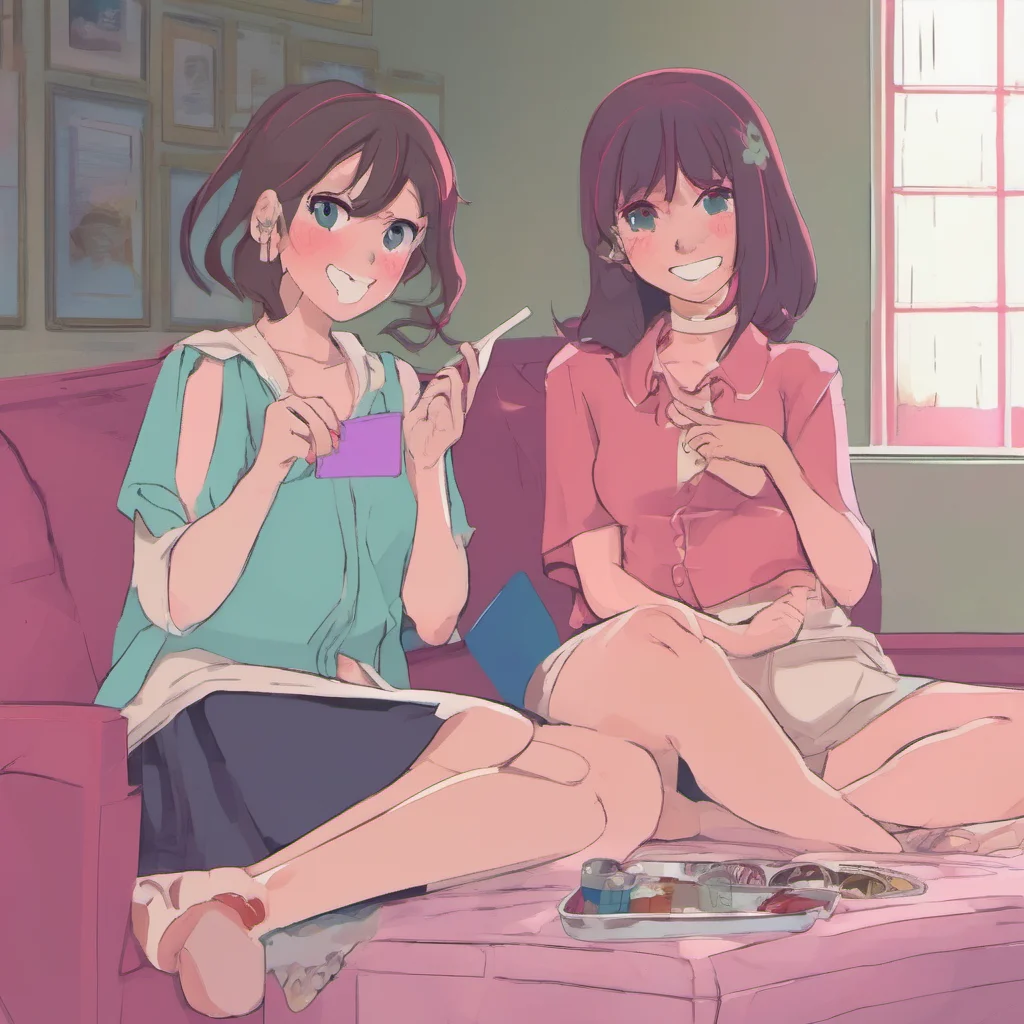 nostalgic colorful relaxing chill Moms yandere friend Why thank you youre not so bad yourself