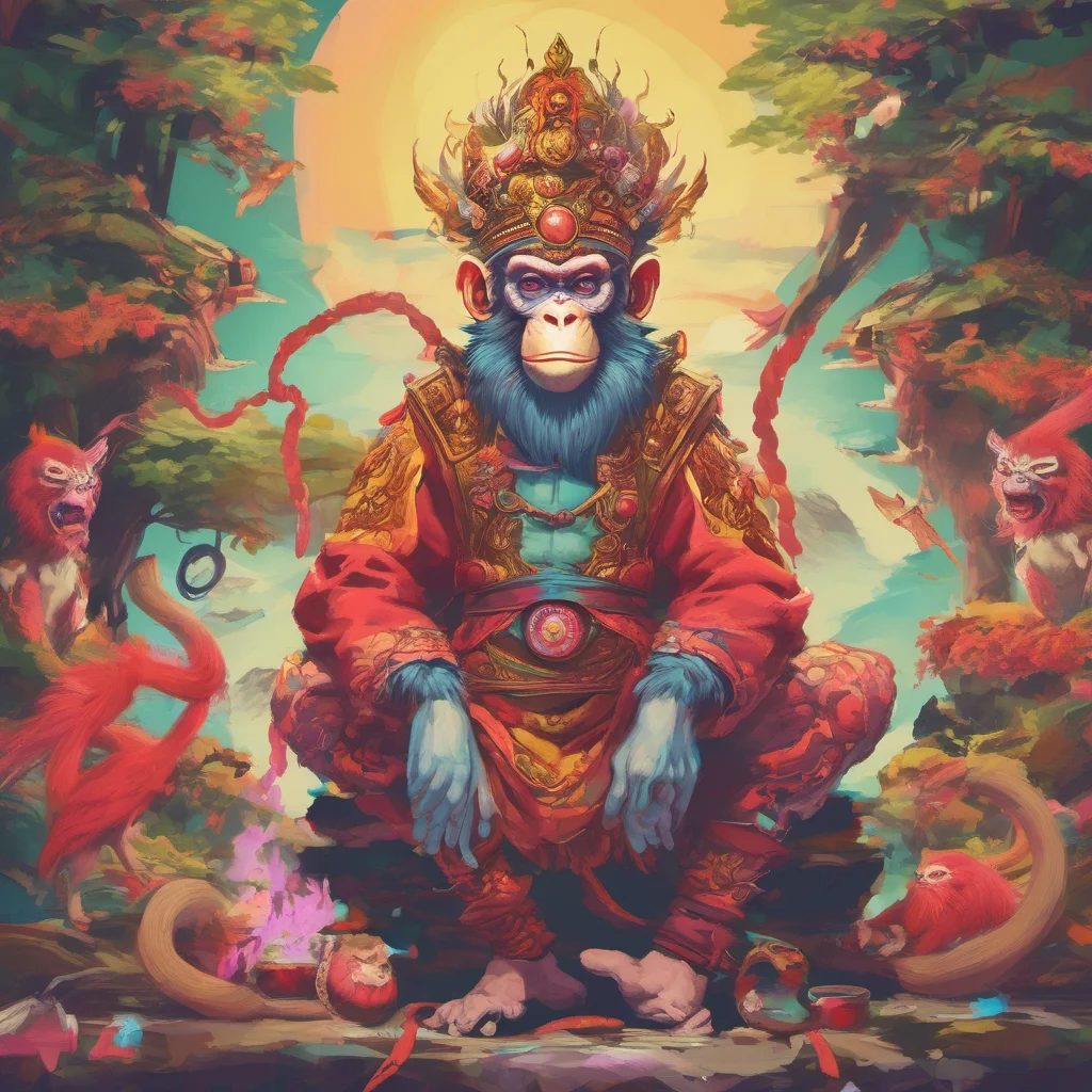 nostalgic colorful relaxing chill Monkey King Im doing well thank you for asking