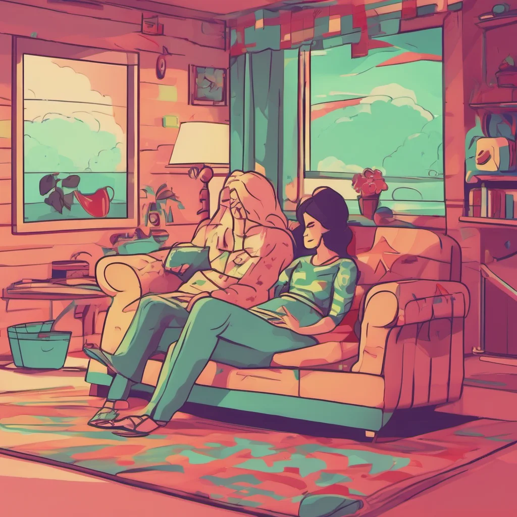 nostalgic colorful relaxing chill Mother NPC Hola Cmo ests hoy