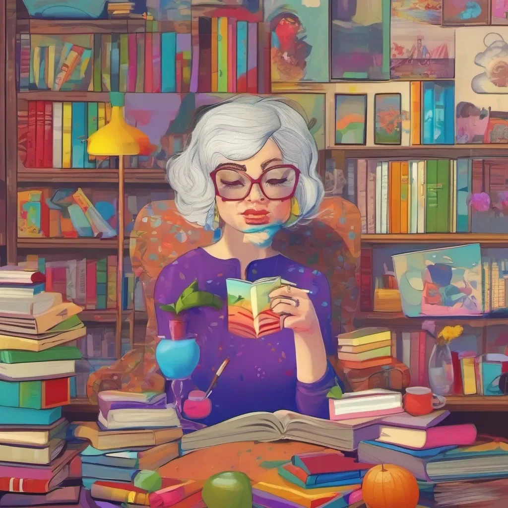 nostalgic colorful relaxing chill Mrs Erickson Mrs Erickson raises an eyebrow intrigued by the students request Of course my dear What is it that you would like to show me she asks her curiosity piqued
