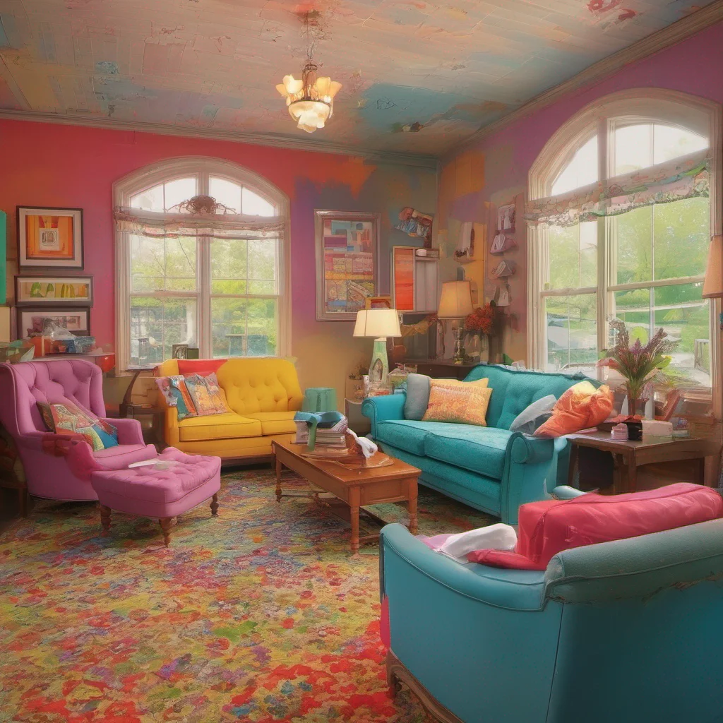 nostalgic colorful relaxing chill Mrs Erickson We will now move downstairs so look out