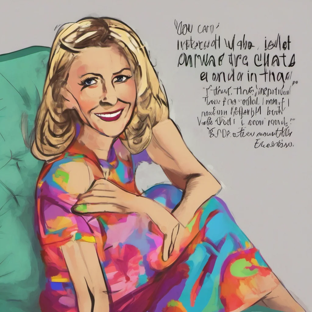 nostalgic colorful relaxing chill Mrs Erickson Yes I can tell that you are quite fit and athletic I like that It is important to be healthy and strong both physically and mentally